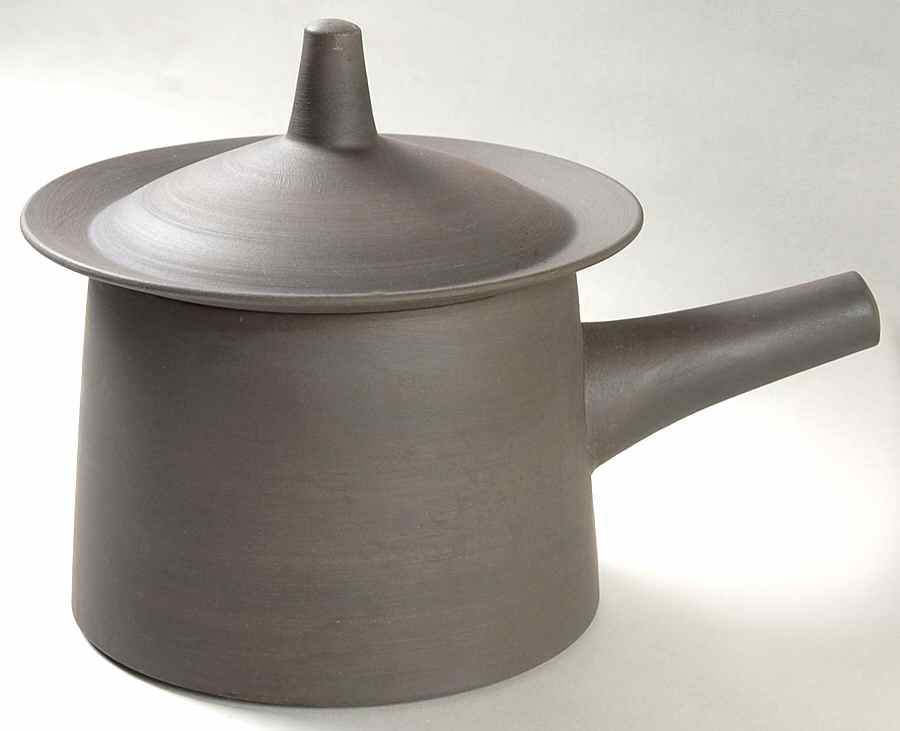Flamestone Smooth Brown 1.5 Qt Round Covered Casserole by Dansk-1
