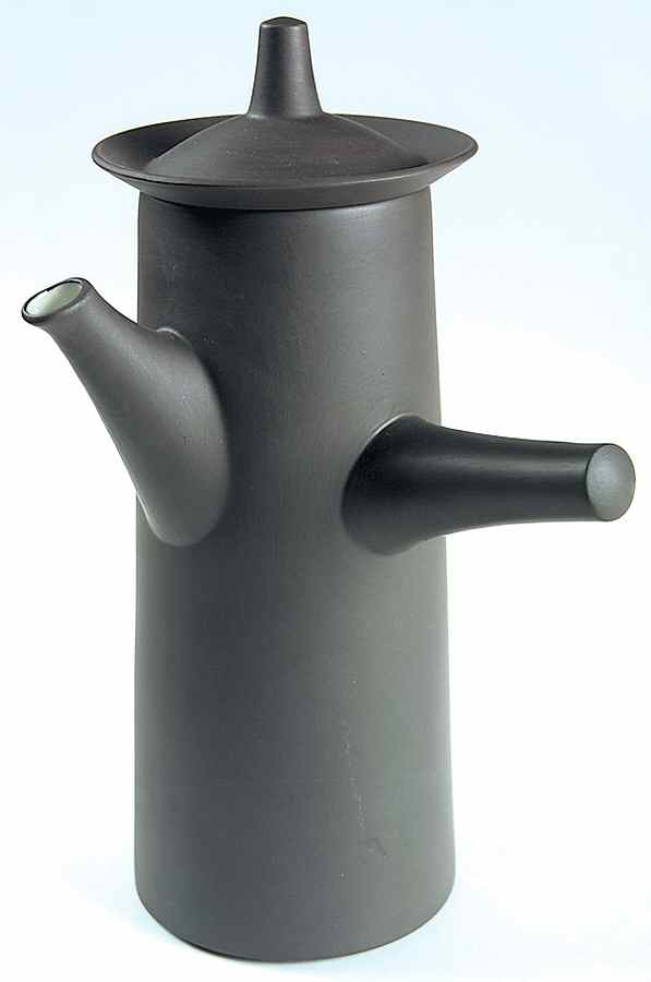 Flamestone Smooth Brown Coffee Pot & Lid by Dansk-1
