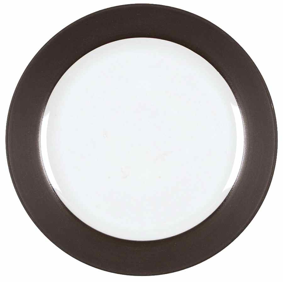 Flamestone Smooth Brown Bread & Butter Plate by Dansk-1