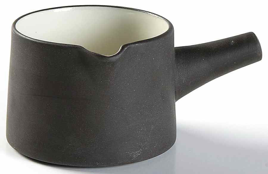 Flamestone Smooth Brown Creamer by Dansk-1