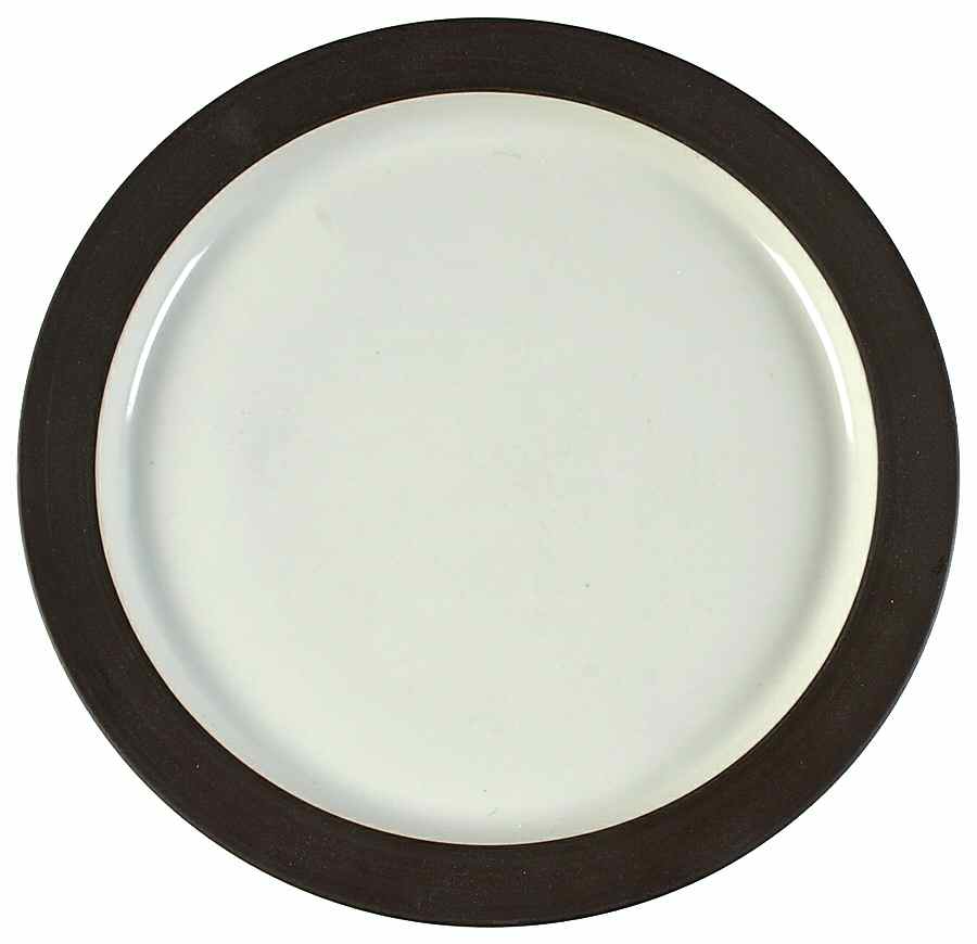 Flamestone Smooth Brown 13" Chop Plate (Round Platter) by Dansk-1