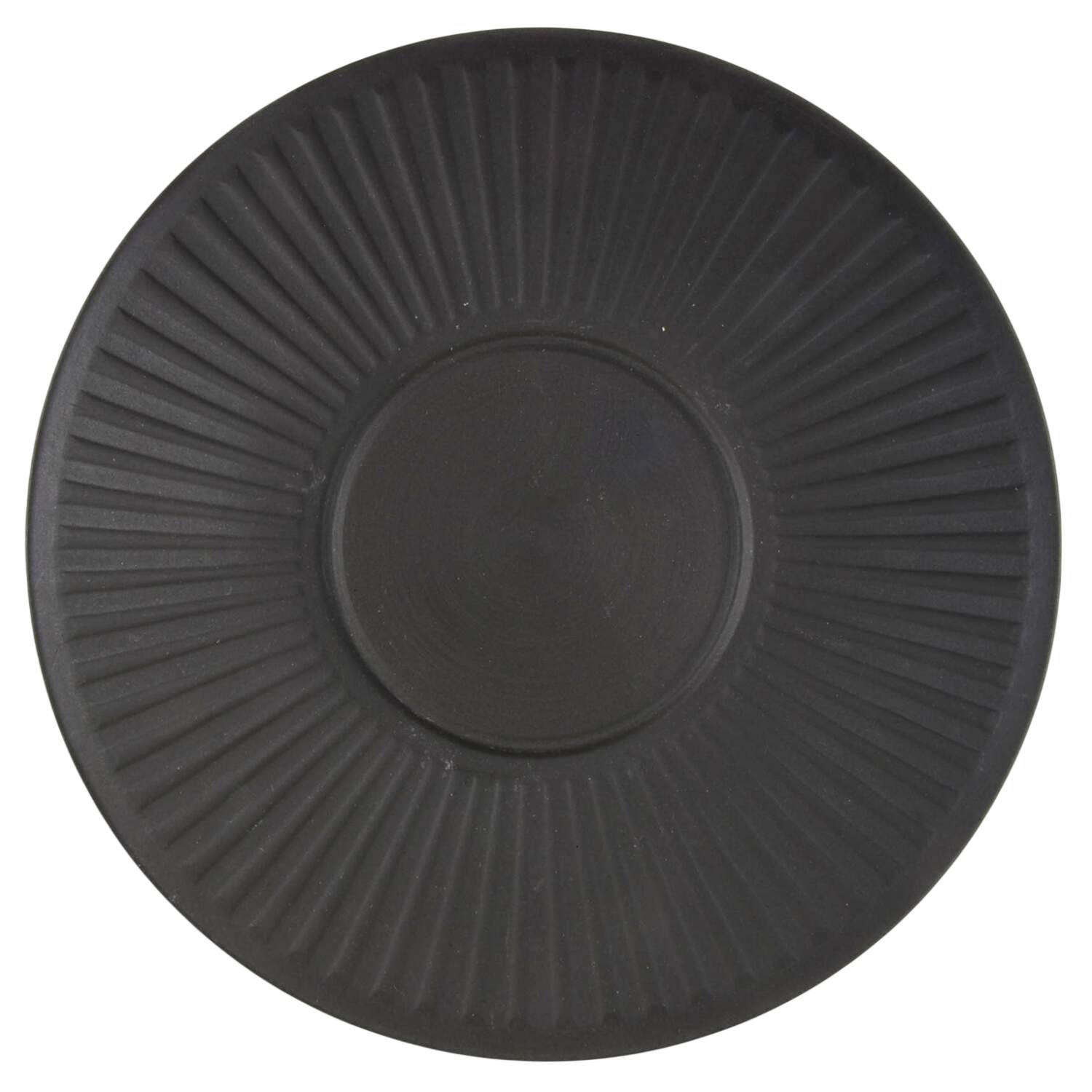 Flamestone Fluted Brown (Older) Saucer by Dansk-1