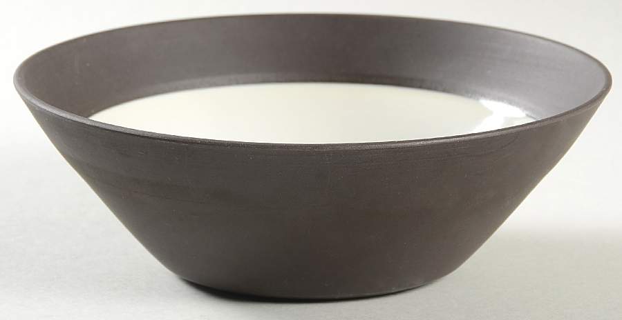 Flamestone Smooth Brown Coupe Cereal Bowl by Dansk-1