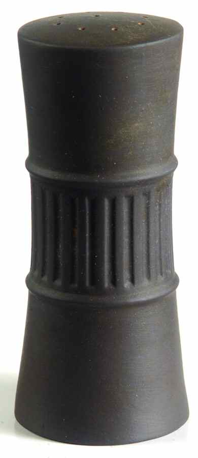 Flamestone Fluted Brown (Older) Pepper Shaker by Dansk-1