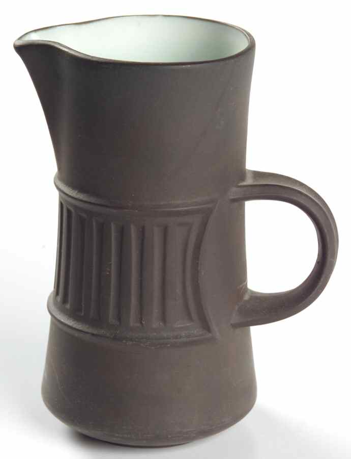 Flamestone Fluted Brown (Older) Creamer by Dansk-1