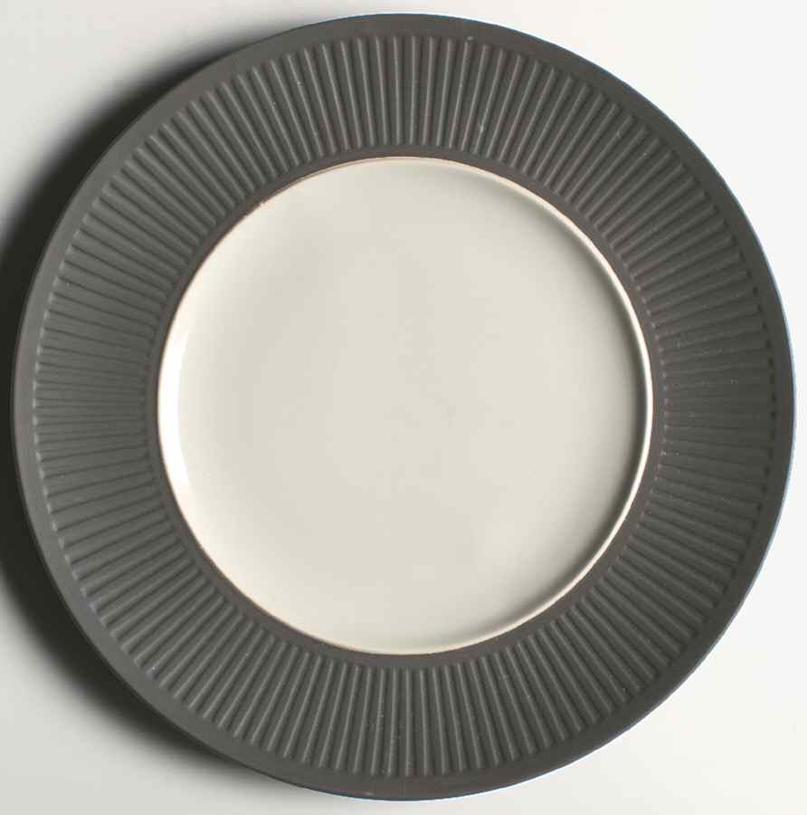 Flamestone Fluted Brown (Older) Dinner Plate by Dansk-1