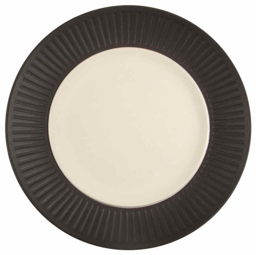 Flamestone Fluted Brown (Older) Salad Plate by Dansk-1