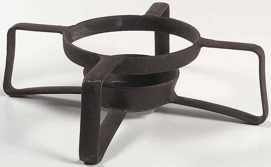Flamestone Fluted Brown (Older) Metal Warmer Stand by Dansk-1