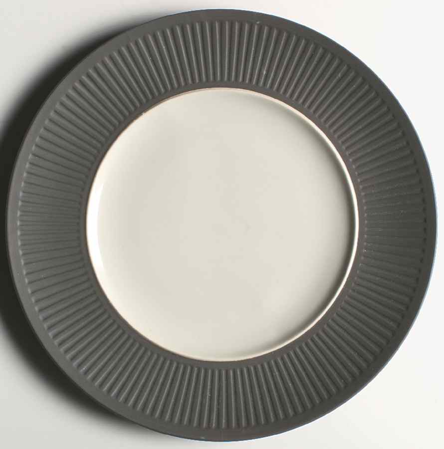 Flamestone Fluted Brown (Older) Large Dinner Plate by Dansk-1