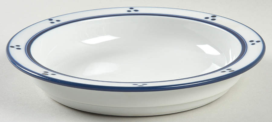Fredriksborg Blue (Japan) Rim Soup Bowl by Dansk-1