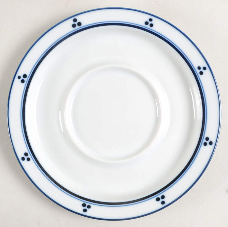 Fredriksborg Blue (Japan) Saucer for Flat Cup by Dansk-1