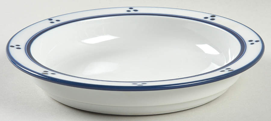 Fredriksborg Blue (Japan) Rim Soup Bowl by Dansk-1