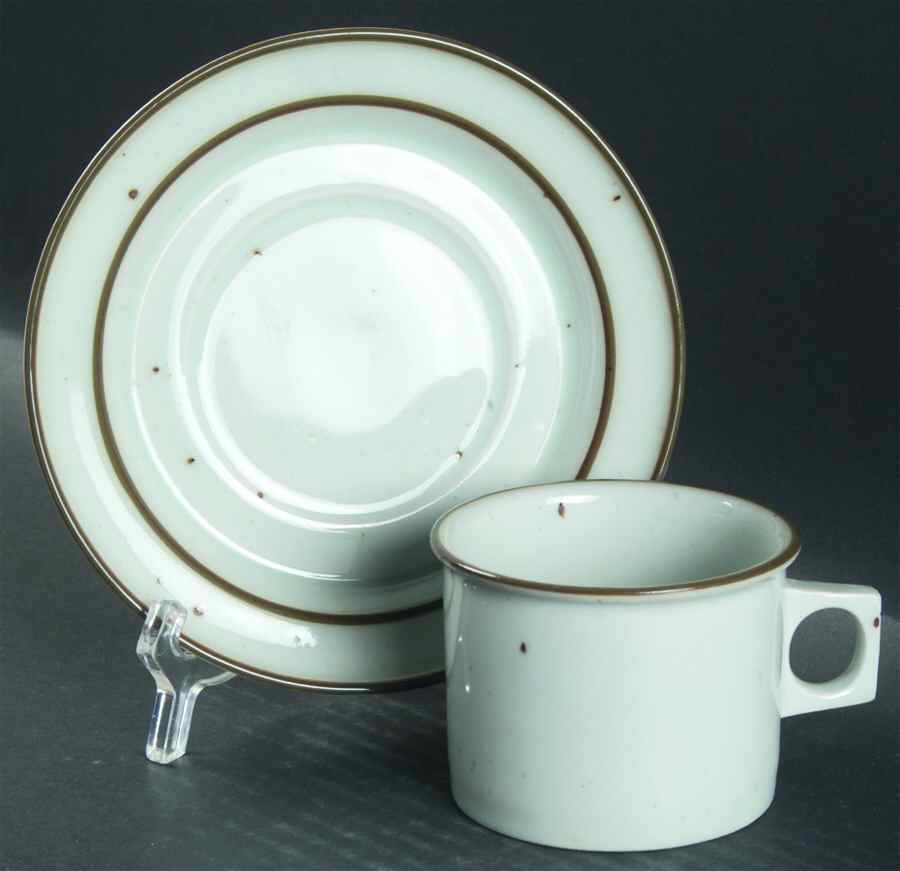 Green Mist Flat Cup & Saucer Set by Dansk-1