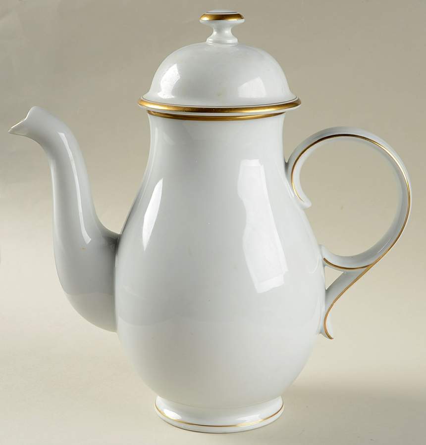 Monogram Gold Coffee Pot & Lid by Dansk-1