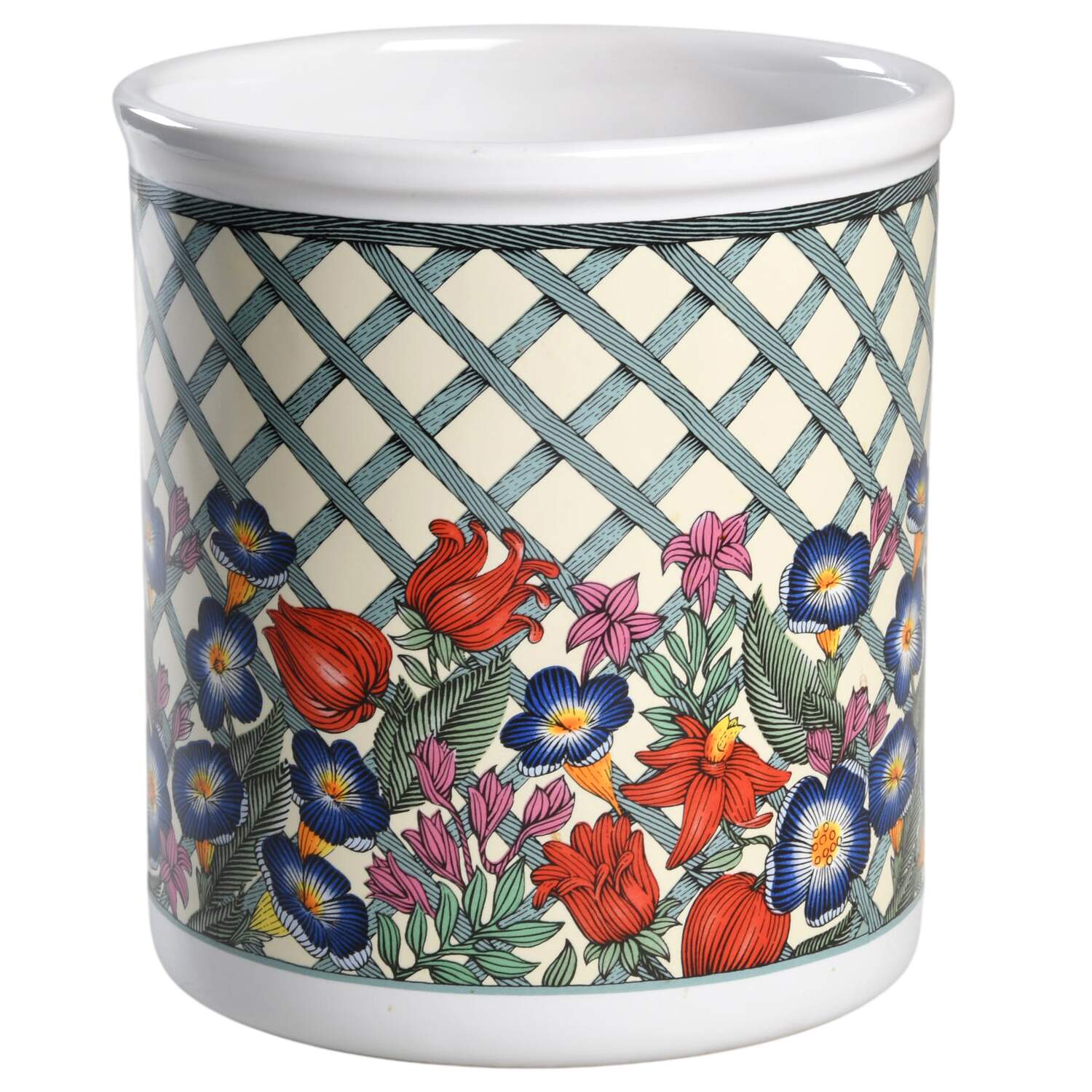 Nordic Garden-Lattice & Ribbon 7" Storage Jar No Lid by Dansk-1