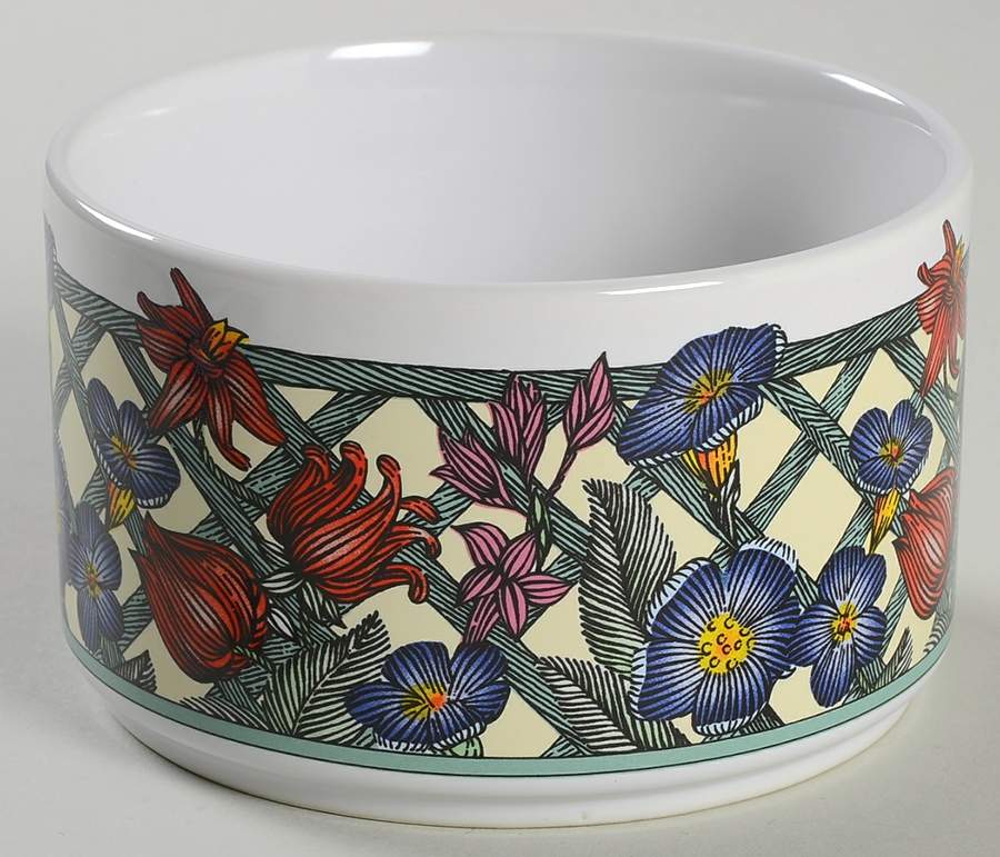 Nordic Garden-Lattice & Ribbon Ramekin by Dansk-1