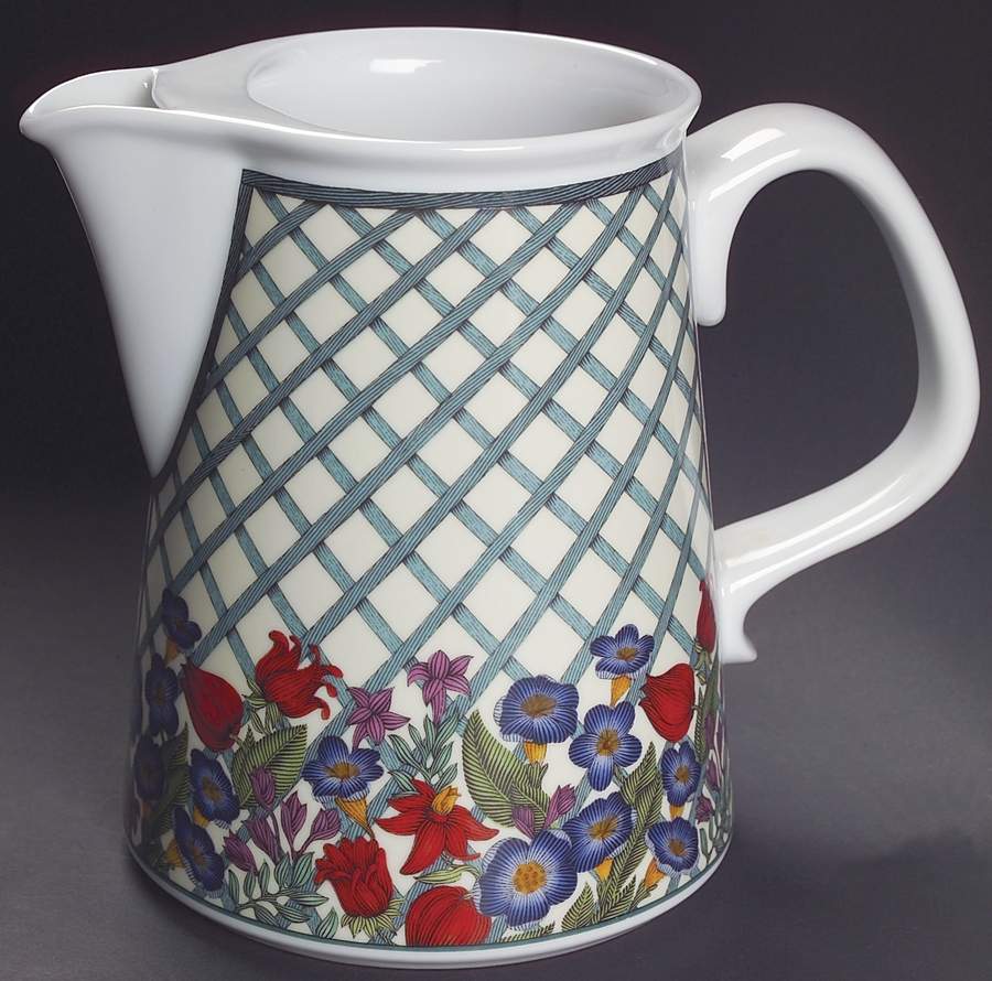 Nordic Garden-Lattice & Ribbon 56 Oz Pitcher by Dansk-1