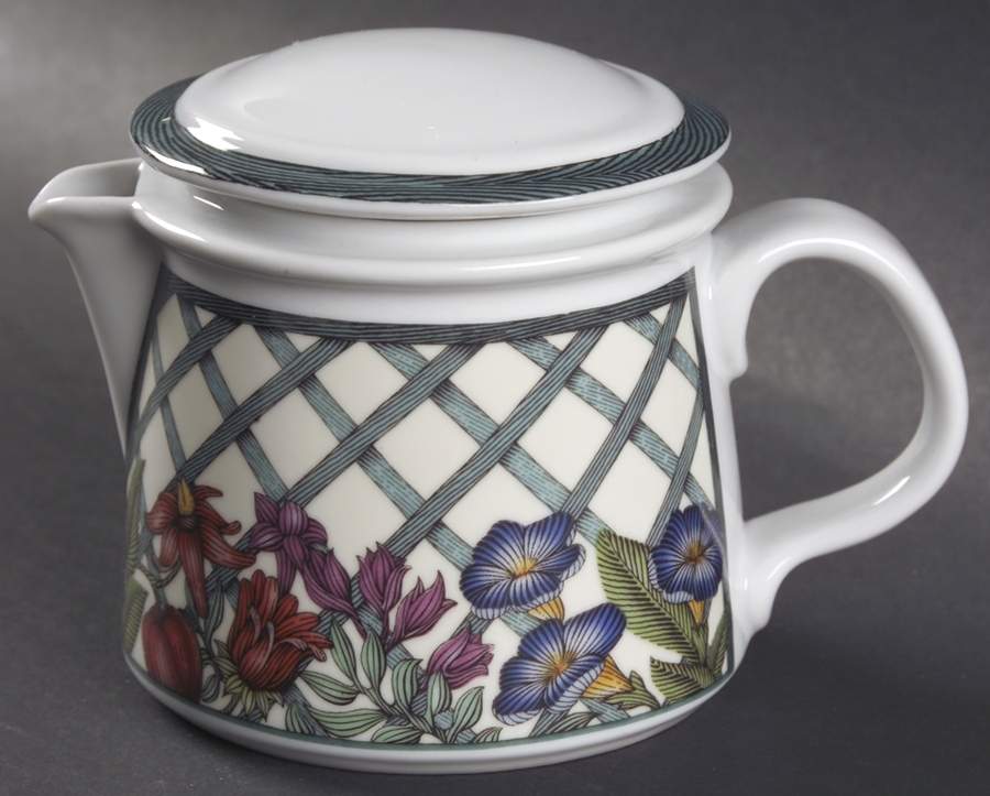 Nordic Garden-Lattice & Ribbon Creamer & Lid by Dansk-1