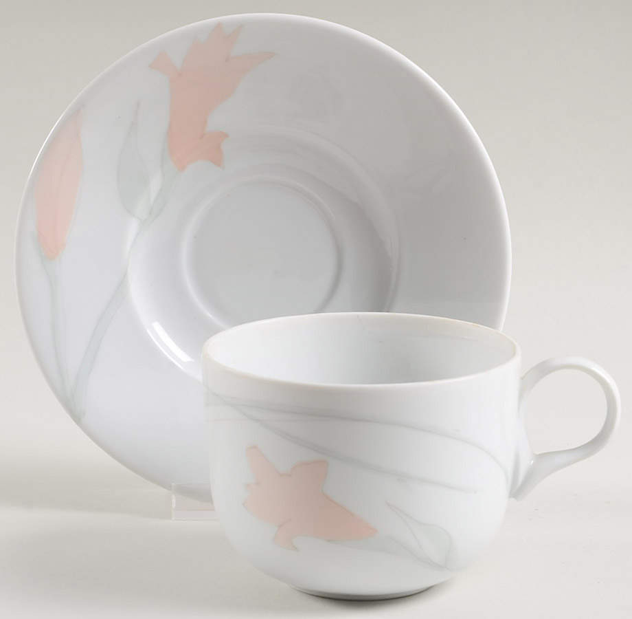 Sommer Flat Cup & Saucer Set by Dansk-1