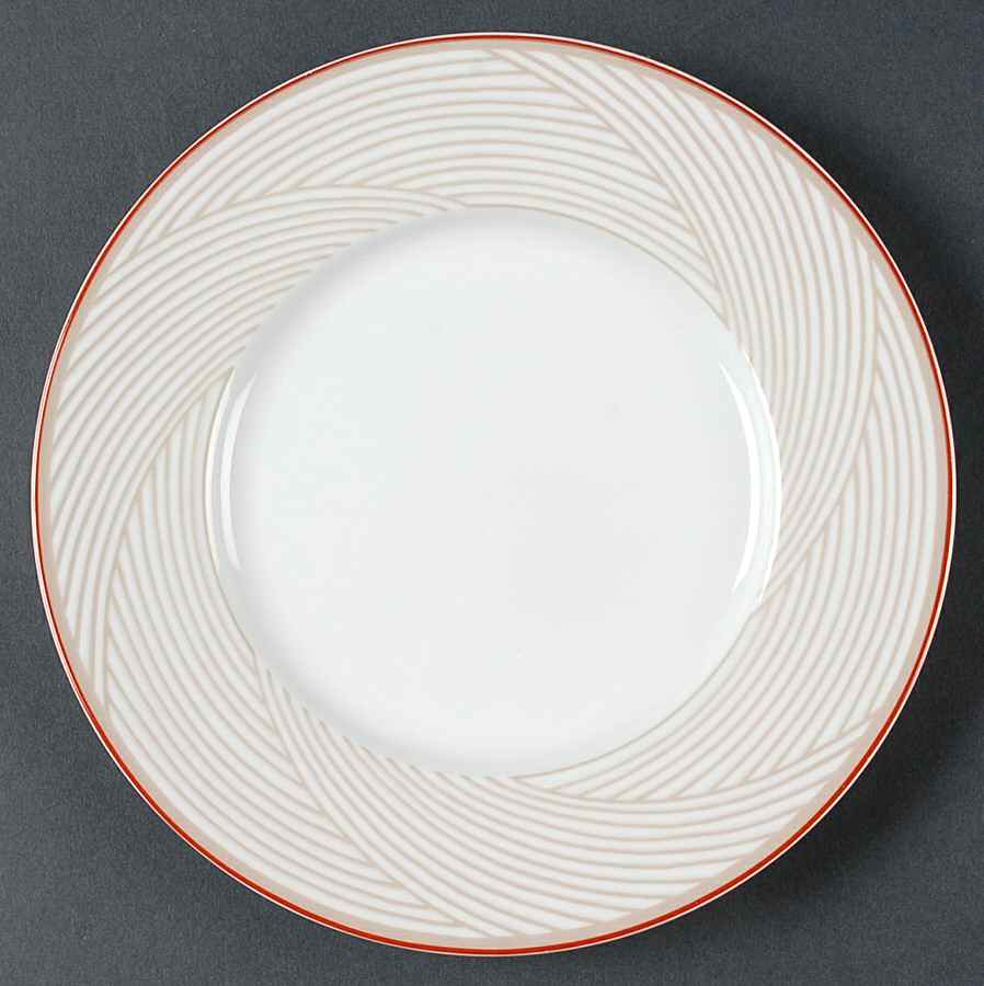 Twill Red Bread & Butter Plate by Dansk-1