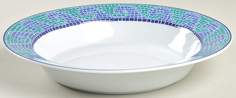 Waves Rim Soup Bowl by Dansk-1