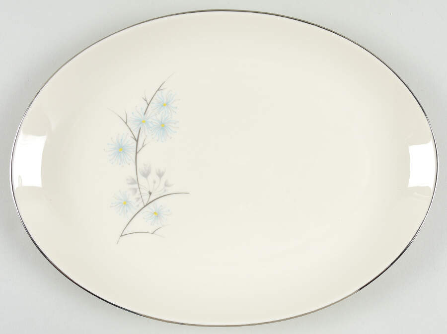 Springtime 12" Oval Serving Platter by Delcrest-1