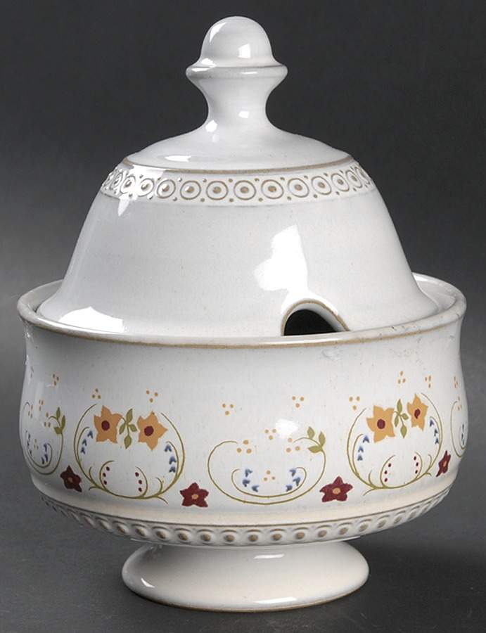 Avignon Sugar Bowl & Lid by Denby-Langley-1