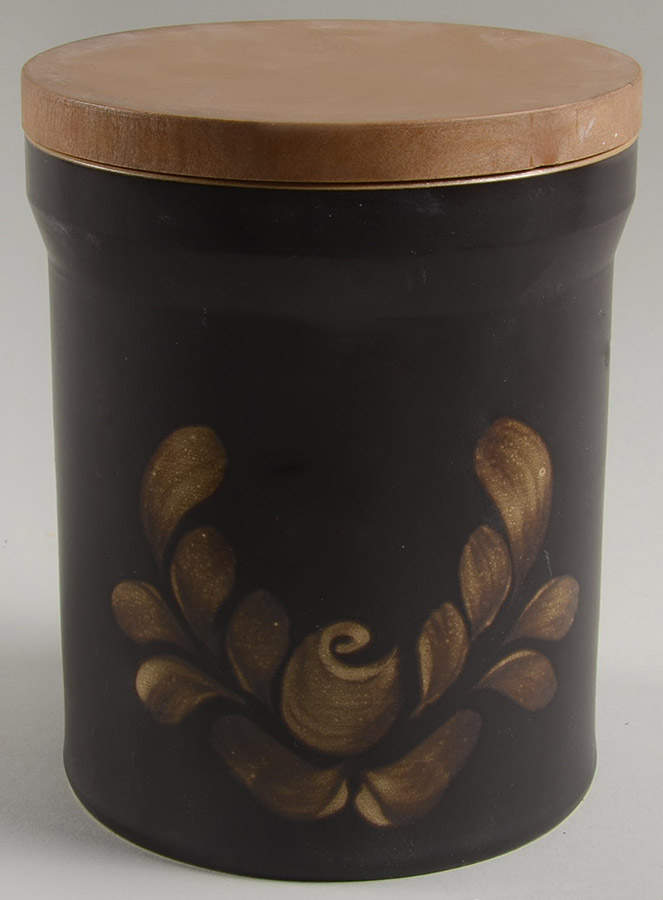 Bakewell Large Canister & Wood Lid by Denby-Langley-1
