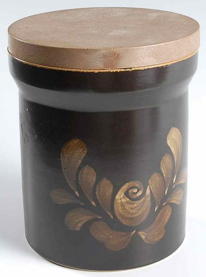 Bakewell Medium Canister & Wood Lid by Denby-Langley-1