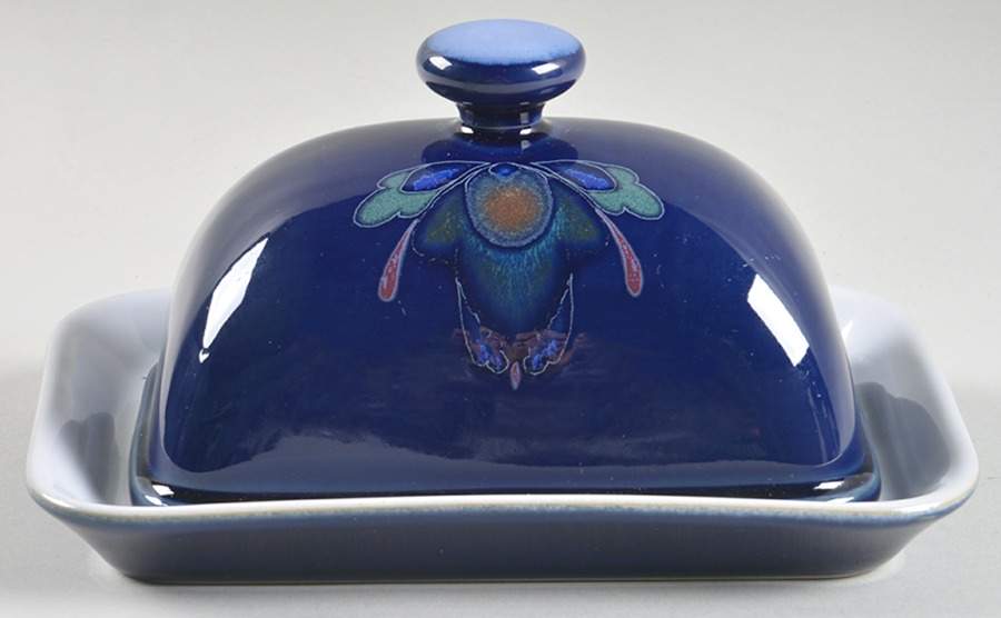 Baroque Rectangular Covered Butter by Denby-Langley-1
