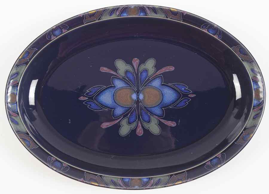 Baroque 13" Oval Serving Platter by Denby-Langley-1