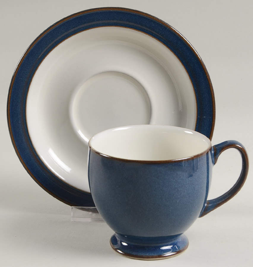 Boston Footed Cup & Saucer Set by Denby-Langley-1