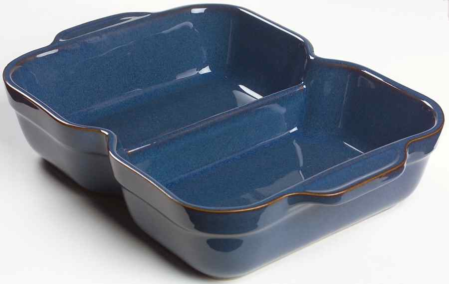 Boston Rectangular Divided Vegetable Bowl by Denby-Langley-1