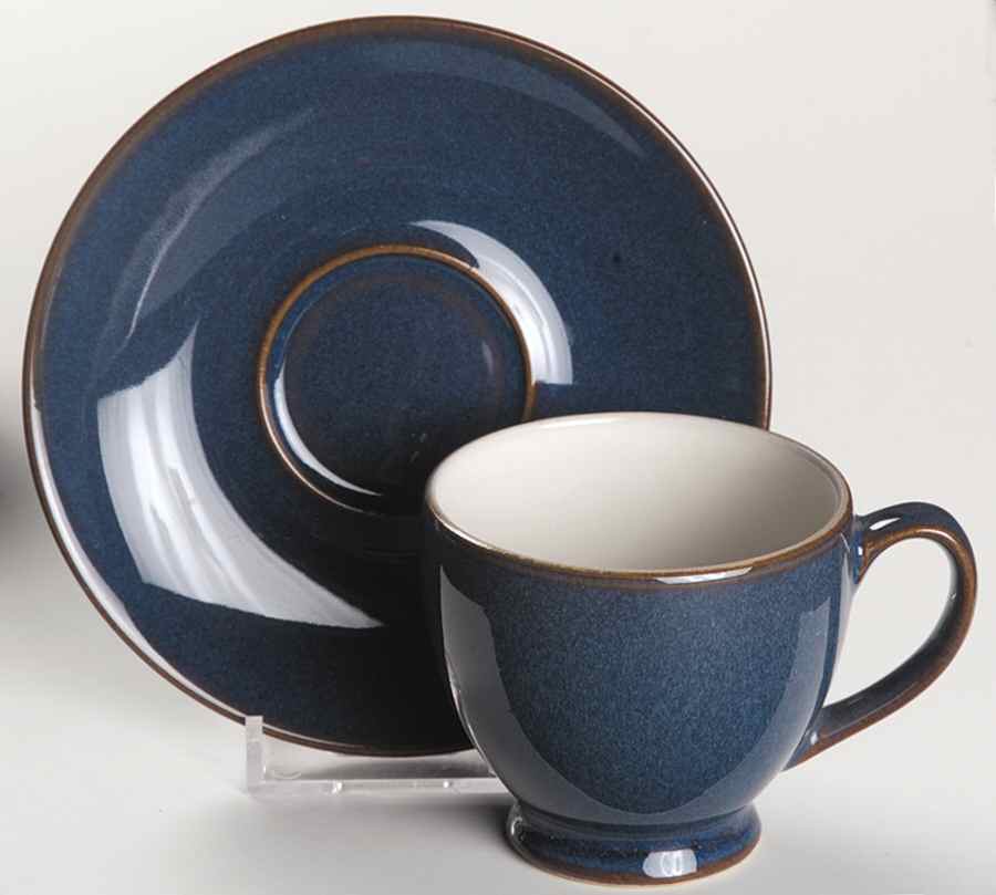 Boston Footed Demitasse Cup & Saucer Set by Denby-Langley-1