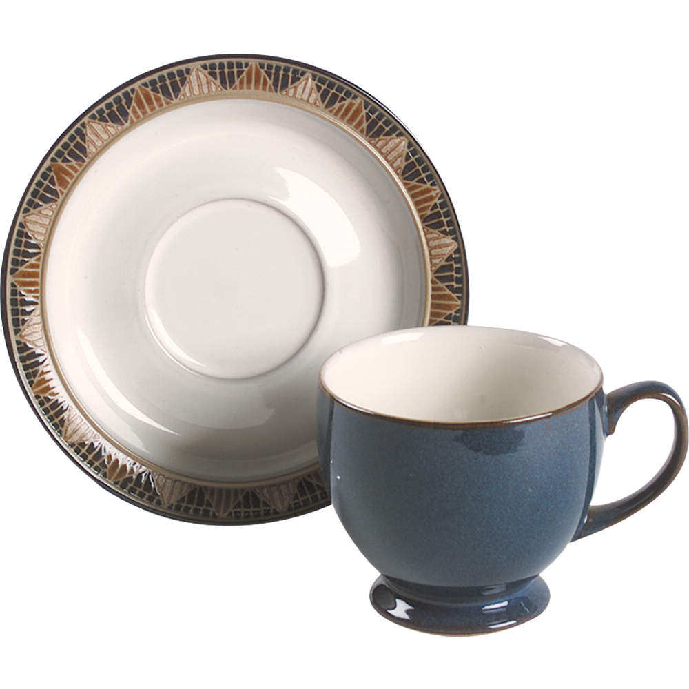 Boston Spa Footed Cup & Saucer Set by Denby-Langley-1