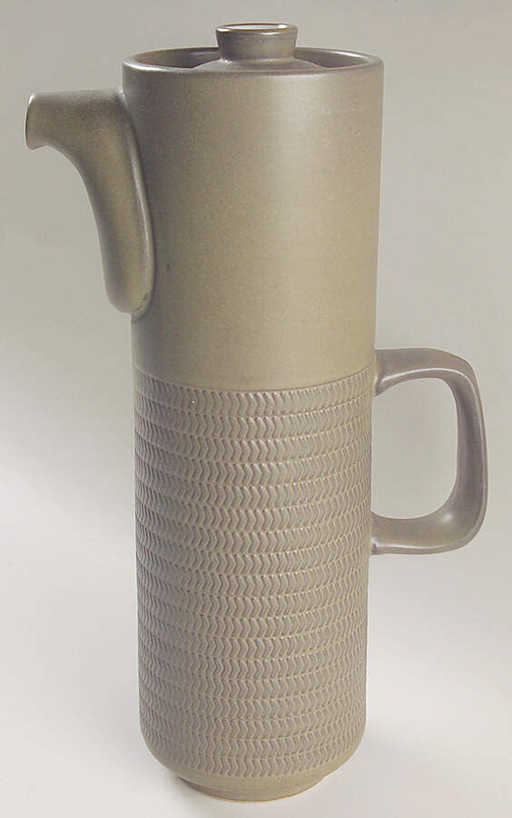 Camelot Dark Green (Older) Coffee Pot & Lid by Denby-Langley-1