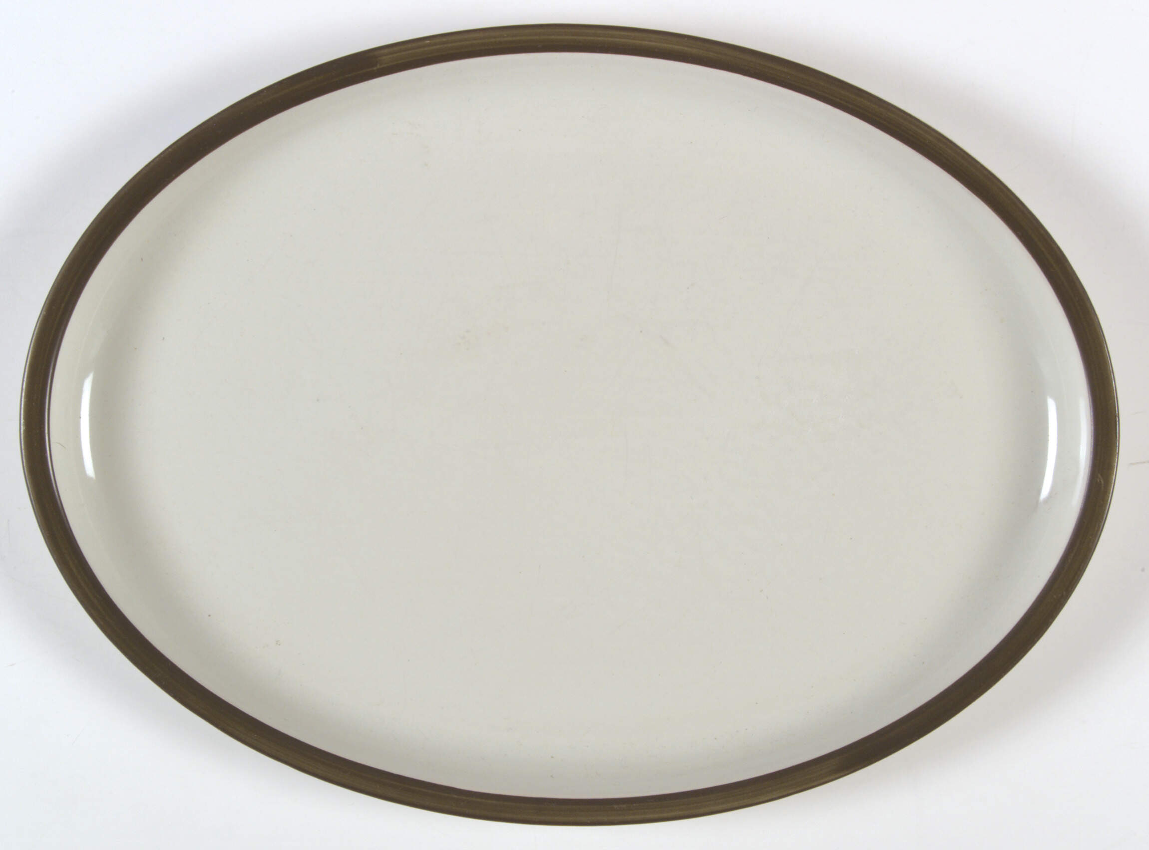 Camelot Dark Green (Older) 12" Oval Serving Platter by Denby-Langley-1
