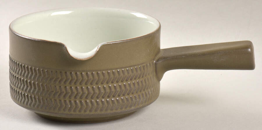 Camelot Dark Green (Older) Round Gravy Boat by Denby-Langley-1