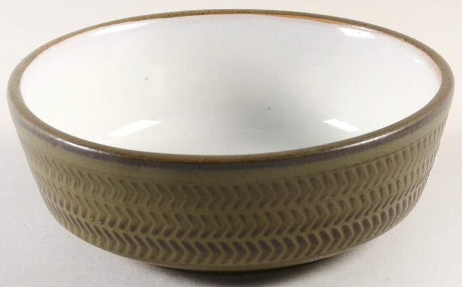 Camelot Dark Green (Older) Fruit/Dessert (Sauce) Bowl by Denby-Langley-1