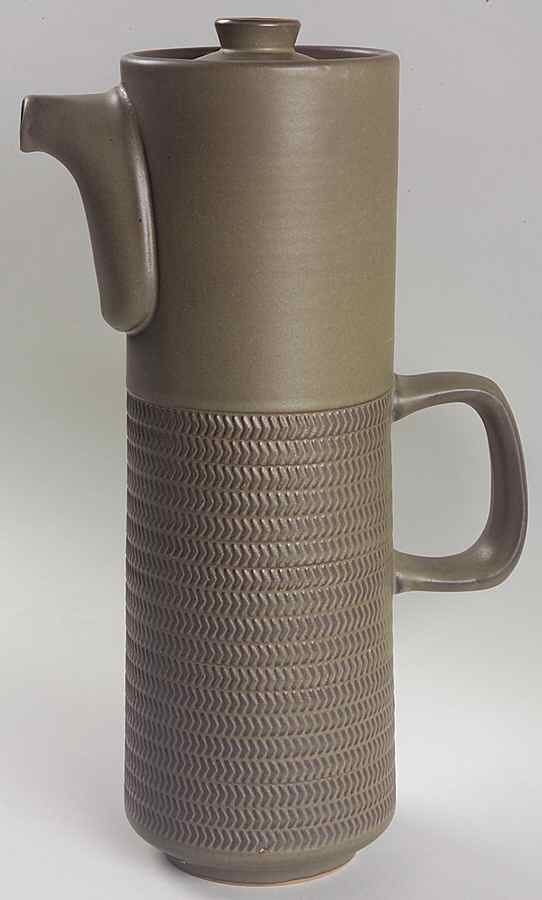 Camelot Dark Green (Older) Coffee Pot & Lid by Denby-Langley-1