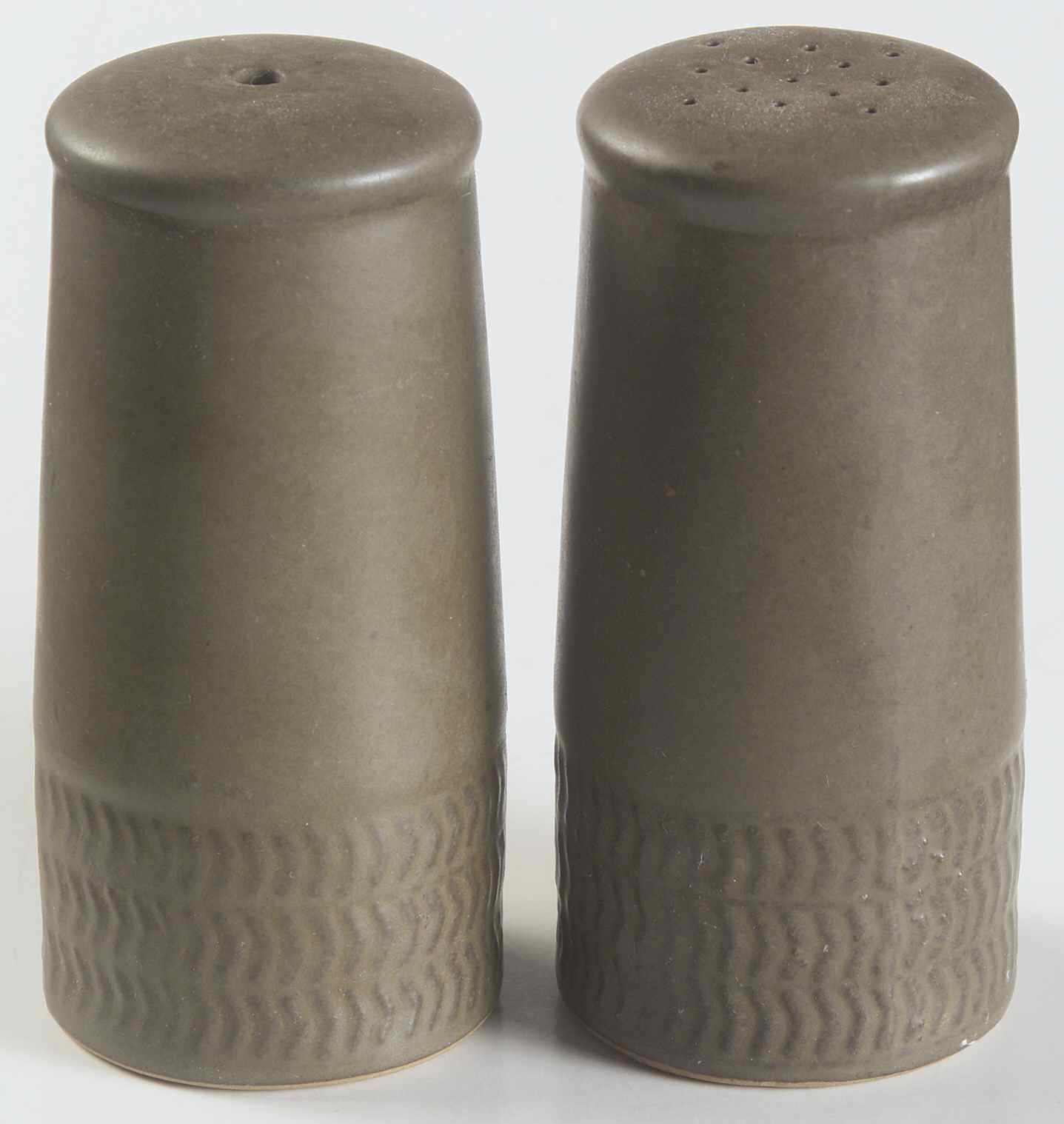 Camelot Dark Green (Older) Salt & Pepper Set by Denby-Langley-1