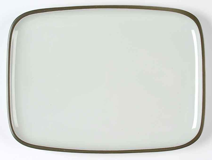 Camelot Dark Green (Older) 13" Rectangular Serving Platter by Denby-Langley-1