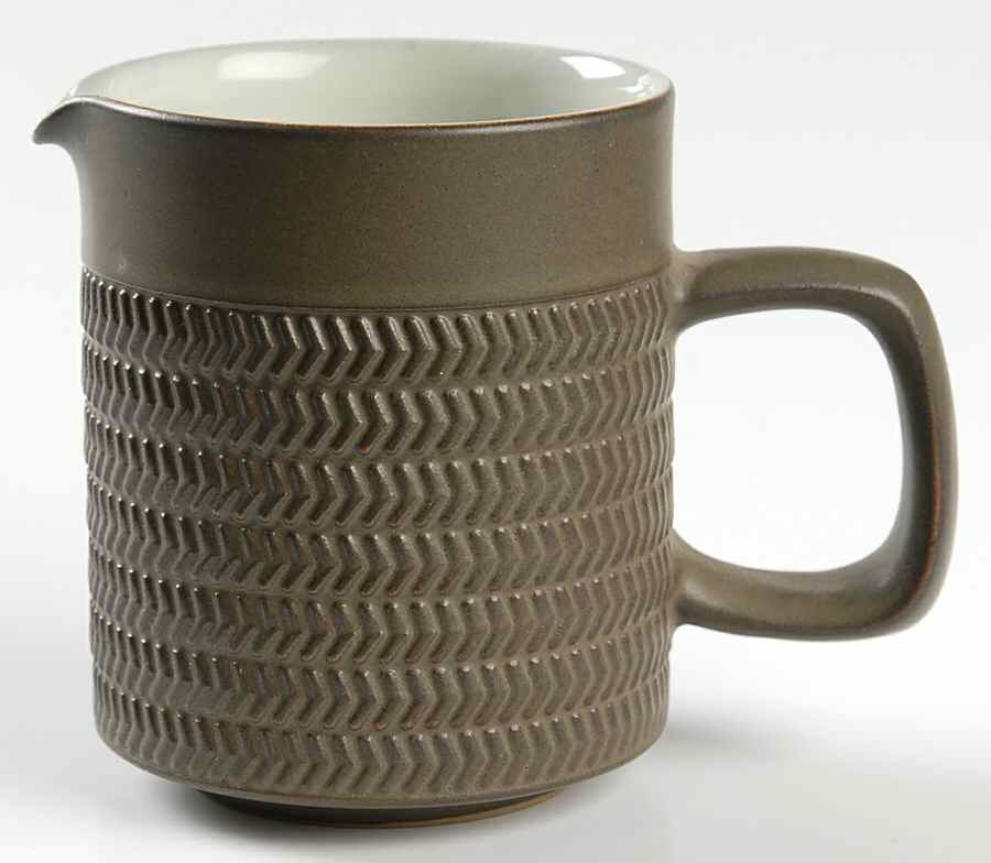 Camelot Dark Green (Older) Creamer by Denby-Langley-1