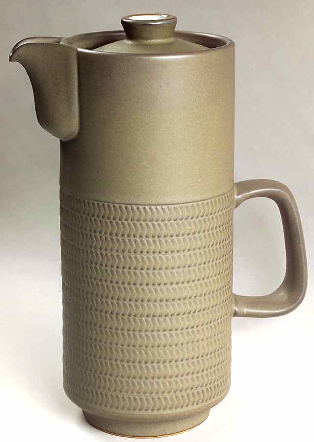 Camelot Dark Green (Older) Coffee Pot & Lid by Denby-Langley-1