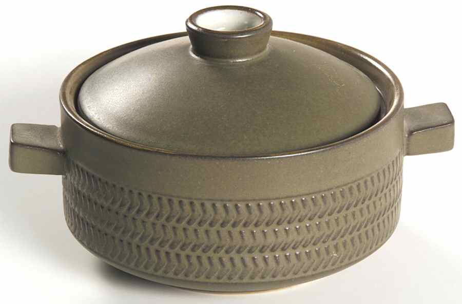 Camelot Dark Green (Older) Individual Casserole & Lid by Denby-Langley-1