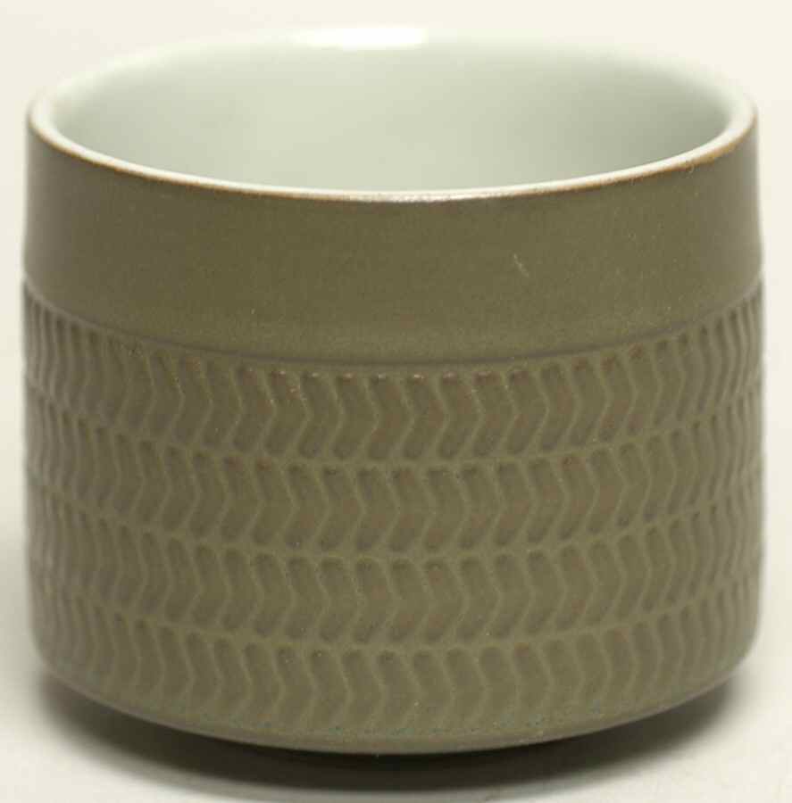 Camelot Dark Green (Older) Open Sugar Bowl by Denby-Langley-1