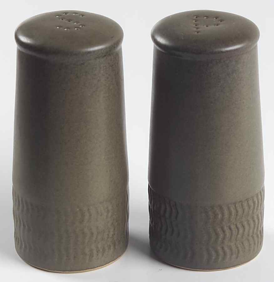 Camelot Dark Green (Older) Salt & Pepper Set by Denby-Langley-1