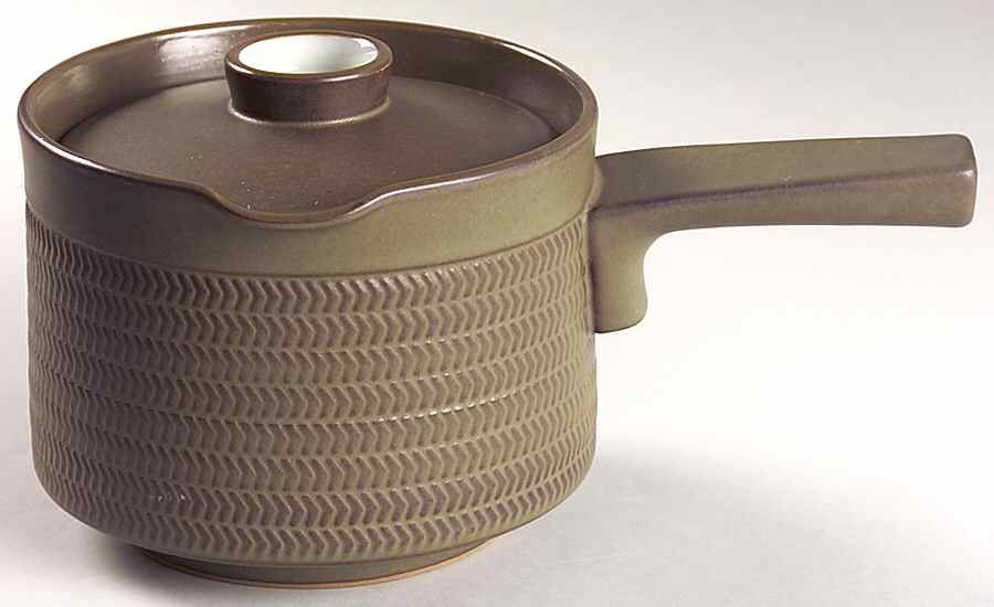 Camelot Dark Green (Older) Saucepan & Lid by Denby-Langley-1