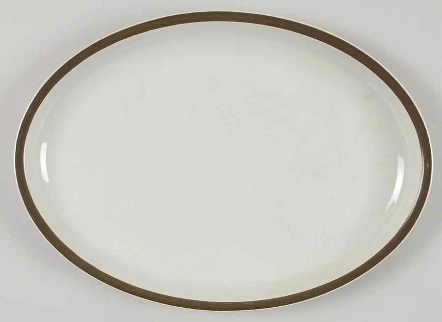 Camelot Dark Green (Older) 11" Oval Serving Platter by Denby-Langley-1