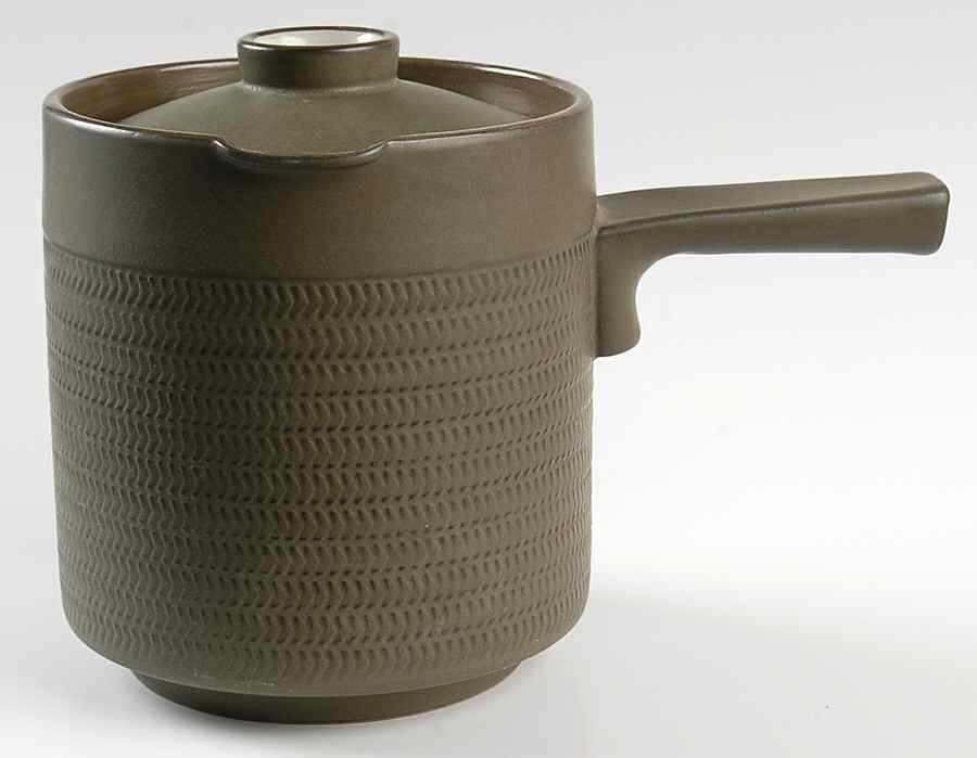 Camelot Dark Green (Older) Bean Pot & Lid by Denby-Langley-1